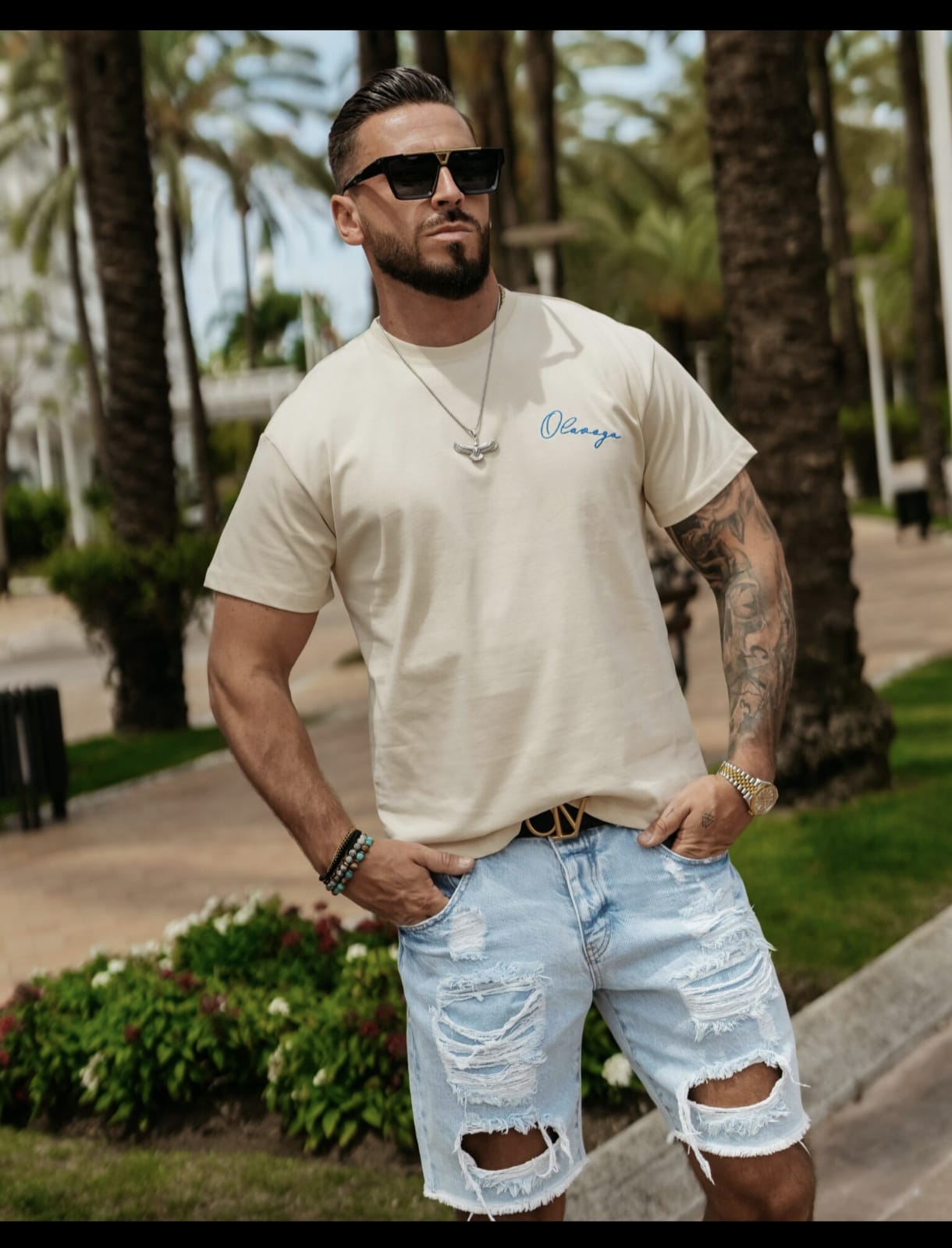 Koszulka Męska Blue Harmony - obrazek 3