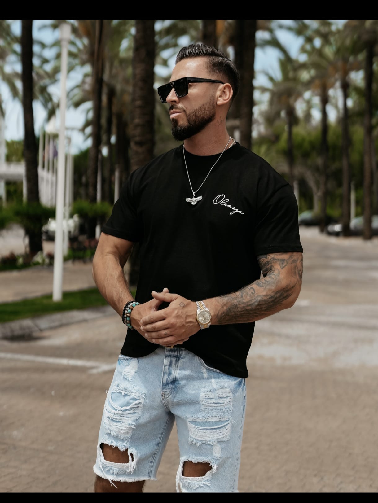 Koszulka Męska Blue Harmony - obrazek 4