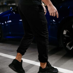 Spodnie męskie apollo czarne